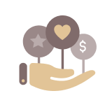 icon about offering value with no strings attached